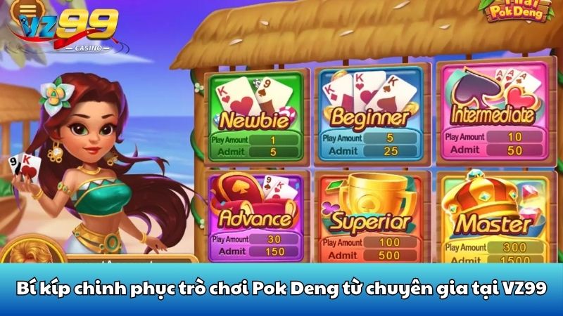 Pok deng - Chiến thuật chinh phục game bài quốc dân từ VZ99 4 Bí kíp chinh phục trò chơi Pok Deng từ chuyên gia tại VZ99